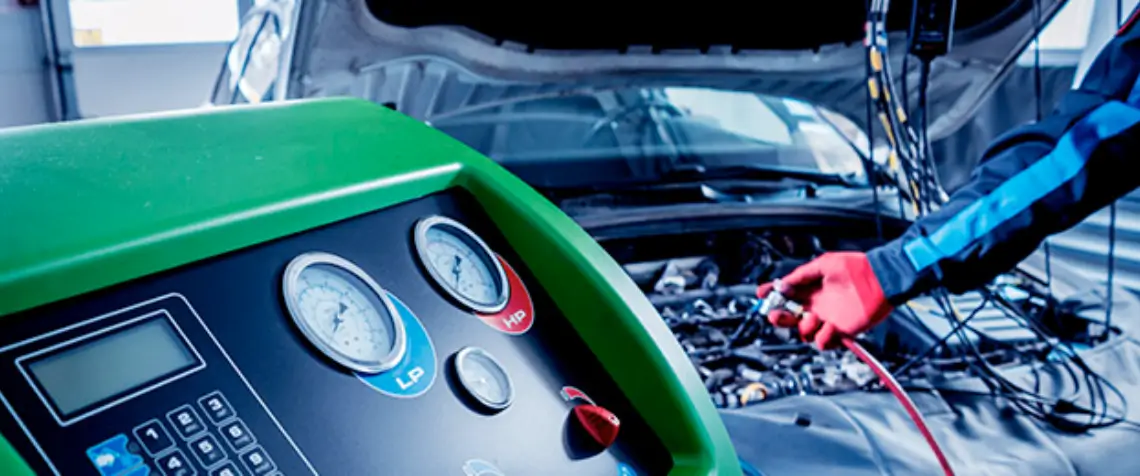 ar condicionado automotivo recarga